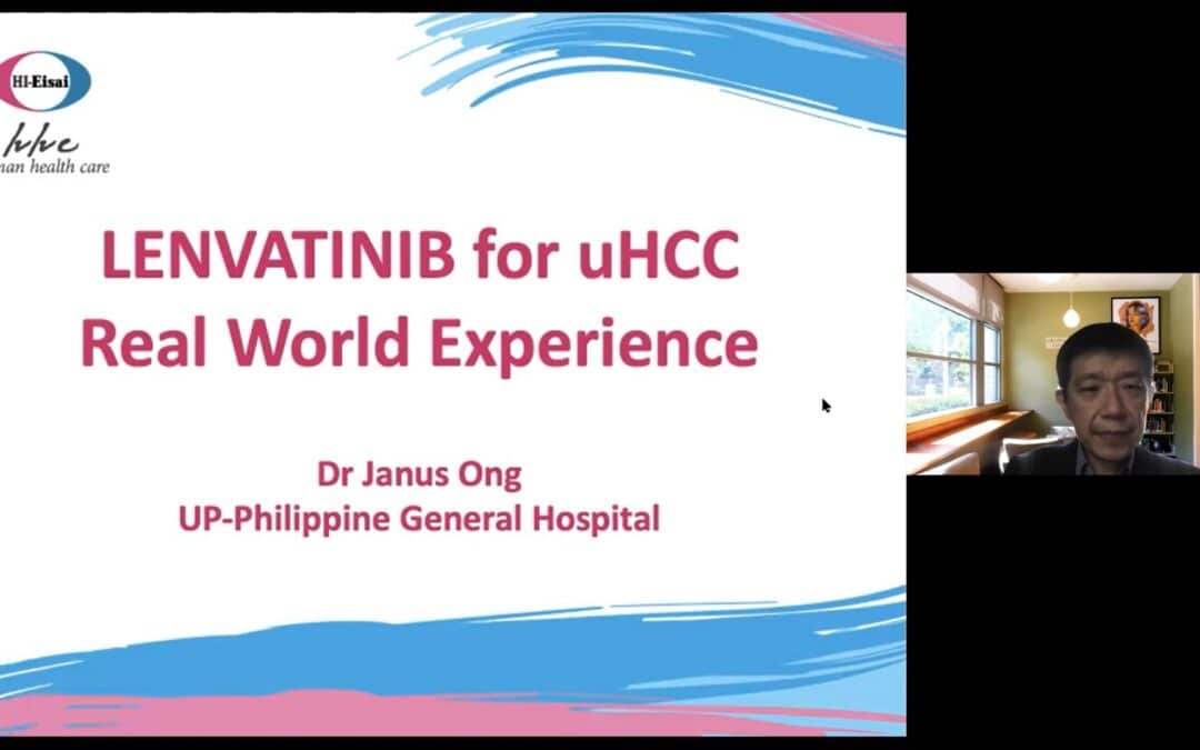 Lenvatinib for uHCC Real World Experience by Dr. Janus Ong