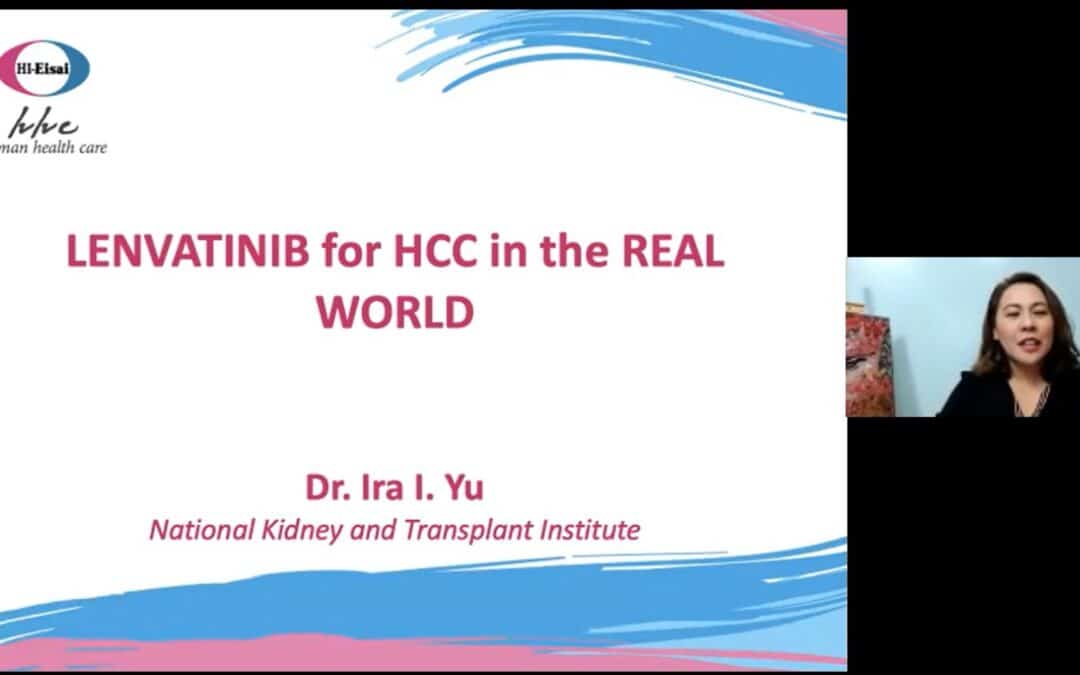 Lenvatinib For Hcc In The Real World By Dr. Ira Yu