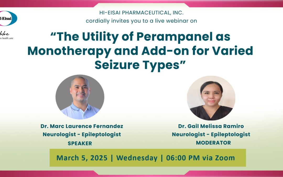 Fycompa Webinar | March 5, Wednesday 6:00pm-7:00pm